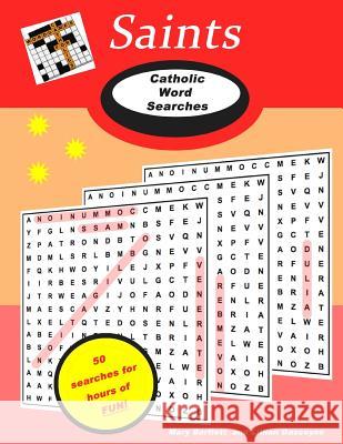 Saints: Word Games for Catholics Mary Bartlett Lillian Gasccoyne 9780996534727 Gabriel Publications - książka