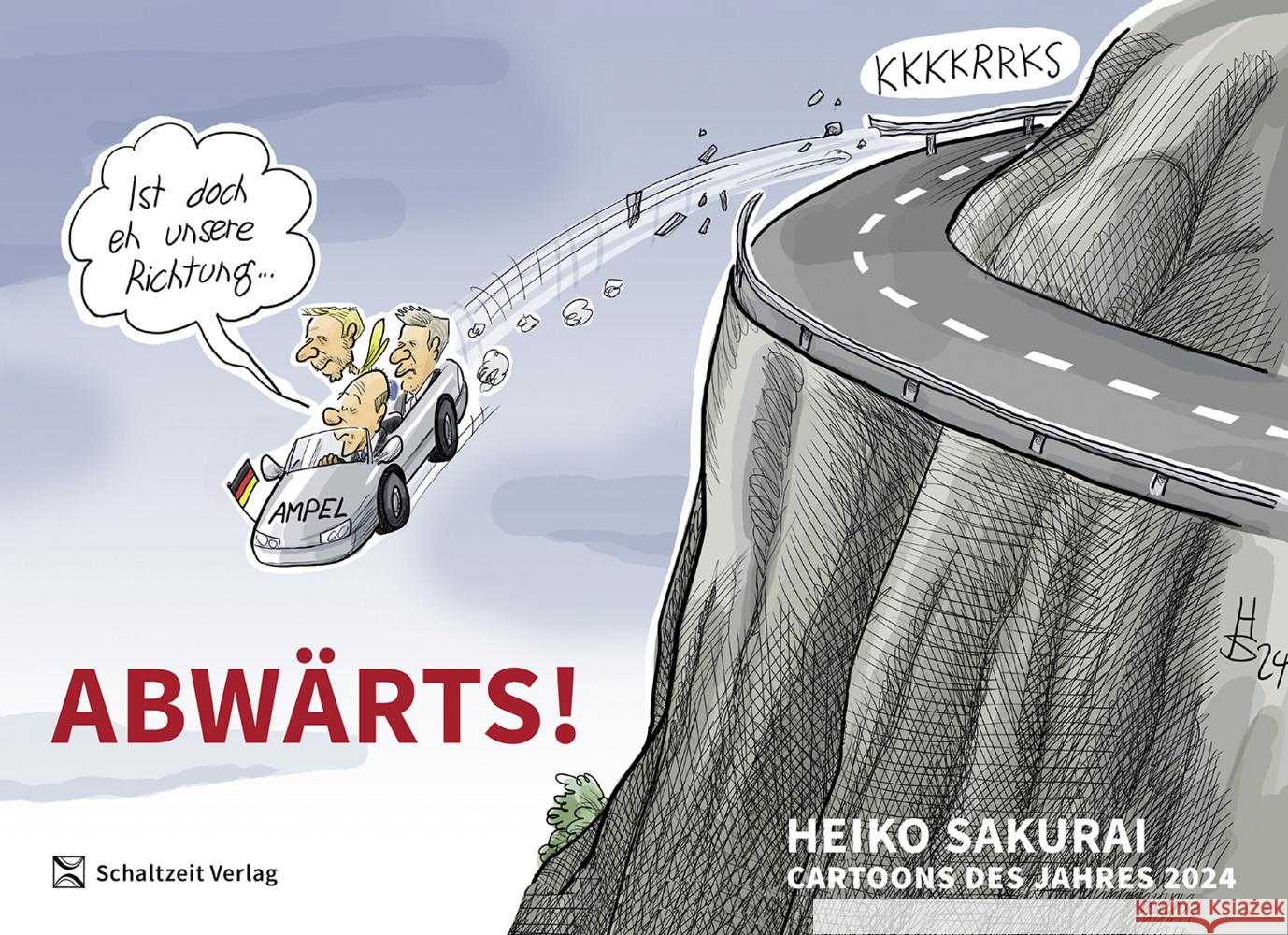 Sakurai Cartoons des Jahres 2024 Sakurai, Heiko 9783946972891 Schaltzeit - książka