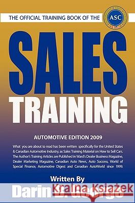 Sales Training Darin George 9781434368119 AUTHORHOUSE - książka