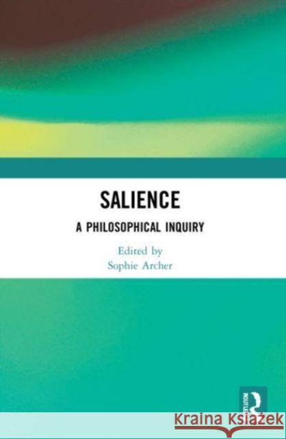 Salience  9781032199474 Taylor & Francis Ltd - książka