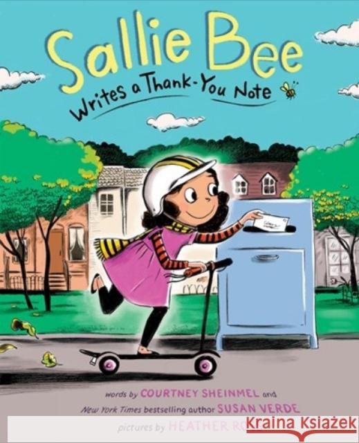 Sallie Bee Writes a Thank-You Note Susan Verde Courtney Sheinmel Heather Ross 9781419749605 Abrams - książka