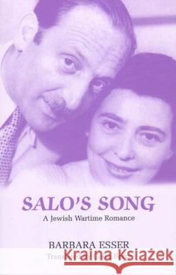Salo's Song Barbara Esser 9780853035220 Vallentine-Mitchell - książka