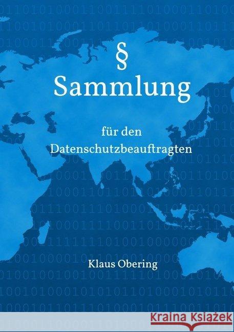 Sammlung für den Datenschutzbeauftragten Obering, Klaus 9783748502043 epubli - książka