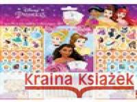 Samolepkový set s omalovánkami a voskovkami - Disney Princezny  6425714019324 Jiri models - książka
