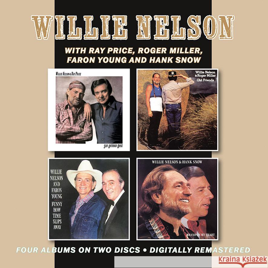 San Antonio Rose/Old Friends/Brand On My Heart, 2 Audio-CD Nelson,Willie 5017261215567 BGO - książka