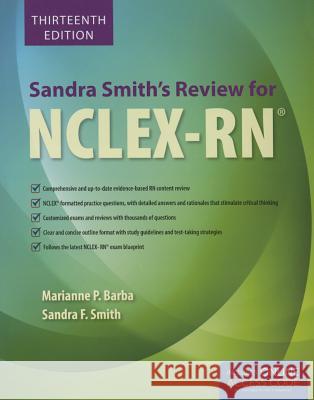 Sandra Smith's Review for Nclex-Rn(r) Marianne Barb Sandra F. Smith 9781284070910 Jones & Bartlett Publishers - książka