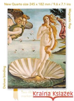 Sandro Botticelli: The Birth of Venus (Foiled Quarto Journal)  9781835628874 Flame Tree Publishing - książka