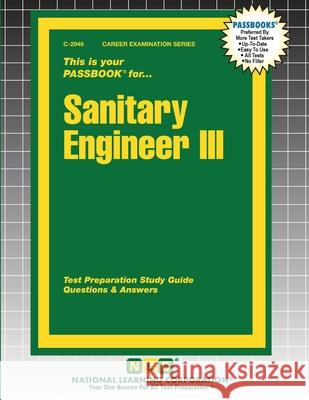 Sanitary Engineer III Passbooks 9781799329466 National Learning Corp - książka