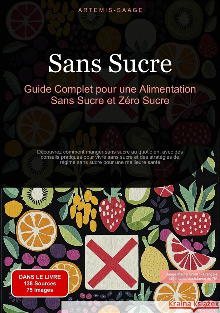 Sans Sucre: Guide Complet pour une Alimentation Sans Sucre et Zéro Sucre Saage, Artemis 9783384448378 Saage Books - książka