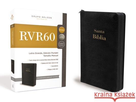 Santa Biblia Rvr1960- Edicion Portatil Con Cremallera Rvr 1960- Reina Valera 1960 9781418598921 Grupo Nelson - książka