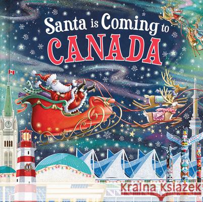 Santa Is Coming to Canada Steve Smallman Reuben McHugh 9781728287492 Hometown World - książka