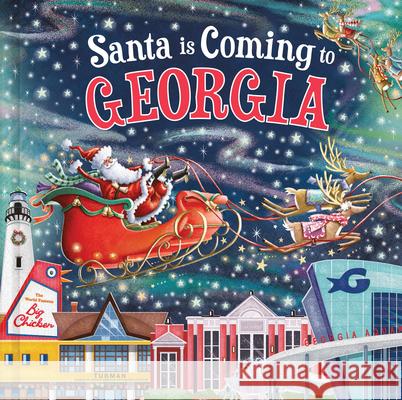 Santa Is Coming to Georgia Steve Smallman Reuben McHugh 9781728287706 Hometown World - książka