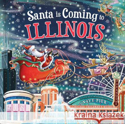 Santa Is Coming to Illinois Steve Smallman Reuben McHugh 9781728287799 Hometown World - książka