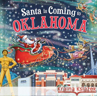 Santa Is Coming to Oklahoma Steve Smallman Reuben McHugh 9781728288697 Hometown World - książka