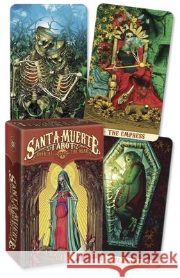 Santa Muerte Tarot Mini Fabio Listrani 9780738773599 Llewellyn Publications - książka