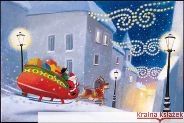 Santa's on His Way Advent Calendar Ulises Wensell 9780735821361 North-South Books - książka