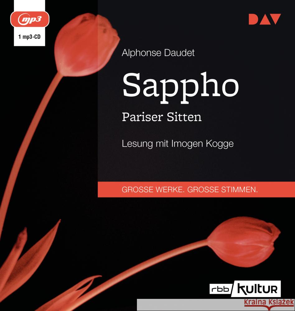 Sappho. Pariser Sitten, 1 Audio-CD, 1 MP3 Daudet, Alphonse 9783742421654 Der Audio Verlag, DAV - książka