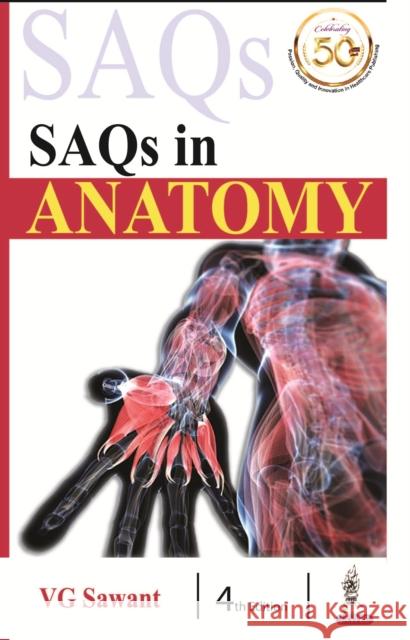 SAQs in Anatomy VG Sawant   9789389776003 Jaypee Brothers Medical Publishers - książka