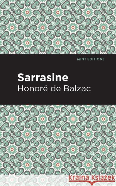 Sarrasine Honore D Mint Editions 9781513269542 Mint Editions - książka