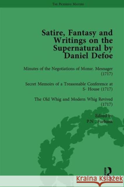 Satire, Fantasy and Writings on the Supernatural by Daniel Defoe, Part I Vol 4 W. R. Owens P. N. Furbank David Blewett 9781138756946 Routledge - książka