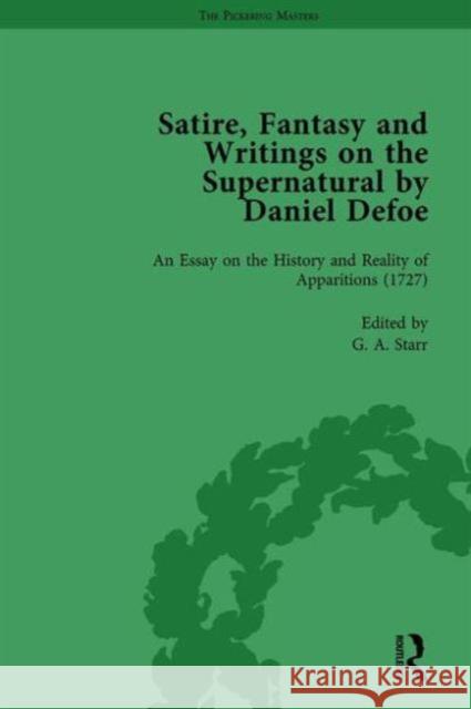 Satire, Fantasy and Writings on the Supernatural by Daniel Defoe, Part II Vol 8: An Essay on the History and Reality of Apparitions (1727) Owens, W. R. 9781138756984 Routledge - książka