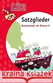 Satzglieder, Grammatik ab Klasse 3 Vogel, Heinz   9783894146375 Westermann Lernspielverlag - książka