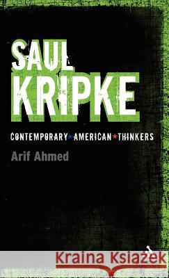 Saul Kripke Arif Ahmed 9780826492616  - książka