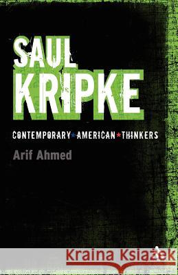 Saul Kripke Arif Ahmed 9780826492623  - książka