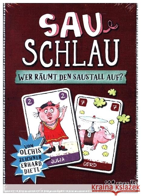 SauSchlau (Kartenspiel) Reger, Gerd 4031288888888 puls entertainment - książka