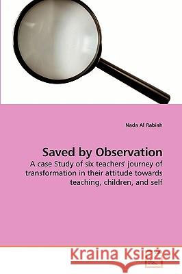 Saved by Observation Nada A 9783639244021 VDM Verlag - książka