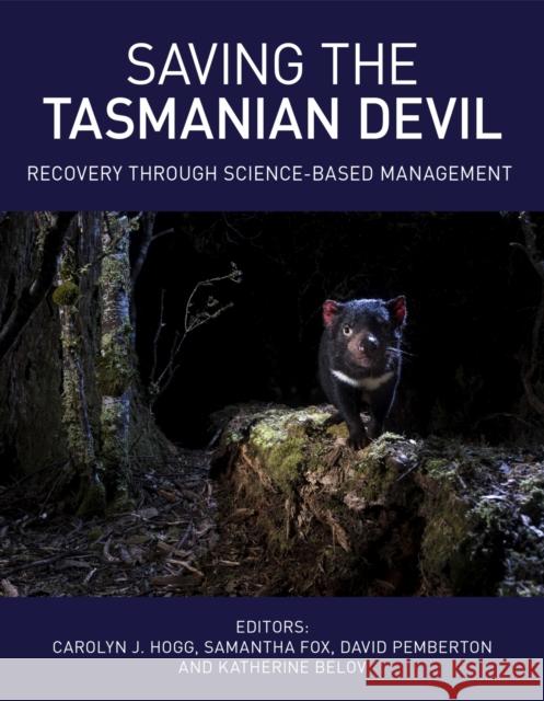 Saving the Tasmanian Devil: Recovery Through Science-Based Management Carolyn Hogg Samantha Fox David Pemberton 9781486307180 CSIRO Publishing - książka