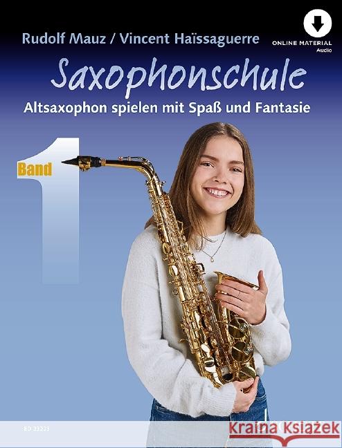 Saxophonschule Mauz, Rudolf, Haissaguerre, Vincent 9783795719210 Schott Music, Mainz - książka