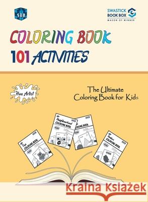 SBB Coloring Book 101 Activities Swastick Book Box 9788194804819 Swastick Book Box - książka