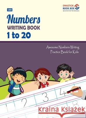 SBB Number Writing Book 1-to-20 Garg Preeti 9788194115137 Swastick Book Box - książka