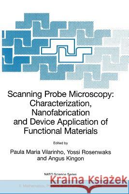 Scanning Probe Microscopy: Characterization, Nanofabrication and Device Application of Functional Materials: Proceedings of the NATO Advanced Study In Vilarinho, Paula M. 9781402030185 Springer London - książka