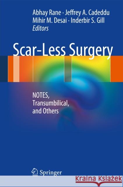 Scar-Less Surgery: Notes, Transumbilical, and Others Rané, Abhay 9781848003590 Springer - książka