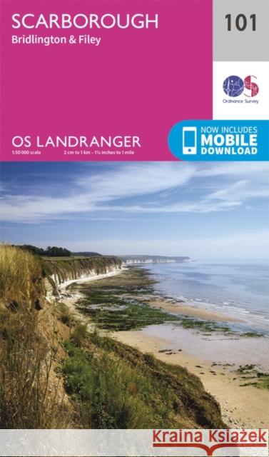 Scarborough, Bridlington & Filey Ordnance Survey 9780319261996 Ordnance Survey - książka