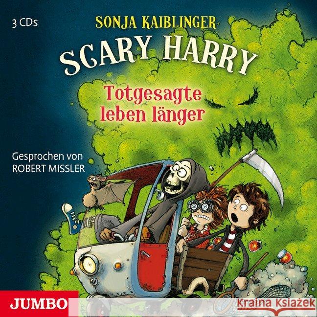 Scary Harry - Totgesagte leben länger, 3 Audio-CDs Kaiblinger, Sonja 9783833732492 Jumbo Neue Medien - książka