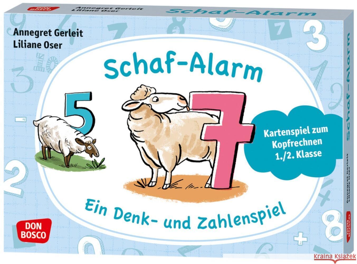 Schafalarm. Ein Denk- und Zahlenspiel Gerleit, Annegret 4260179517693 Don Bosco Medien - książka