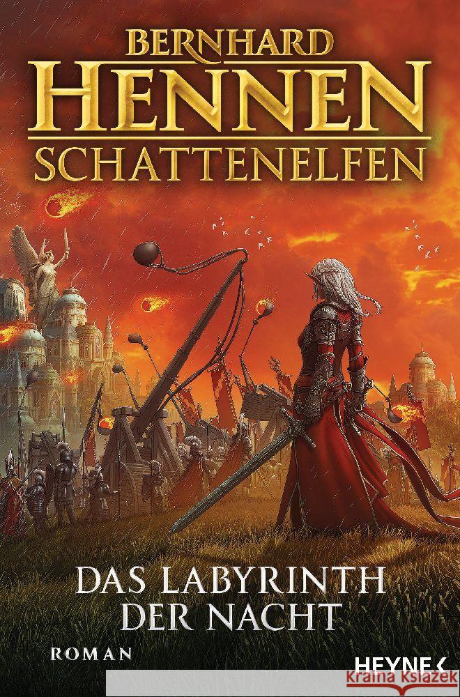 Schattenelfen - Das Labyrinth der Nacht Hennen, Bernhard 9783453273344 Heyne - książka