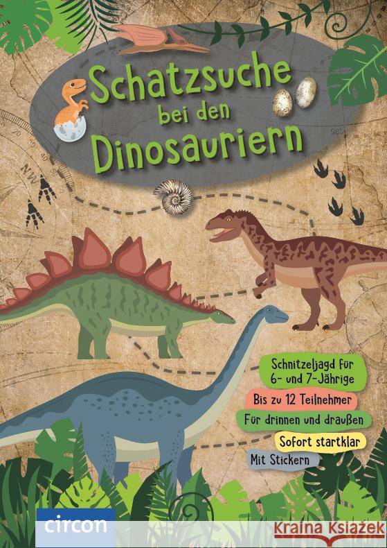 Schatzsuche bei den Dinosauriern Kuhn, Birgit 9783817442706 Circon - książka