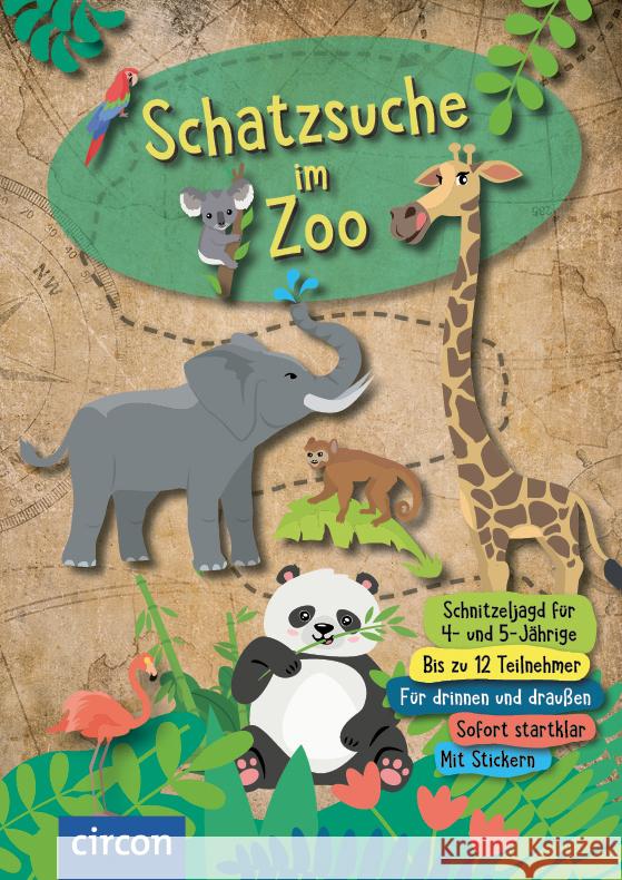 Schatzsuche im Zoo Ernsten, Svenja 9783817442690 Circon - książka