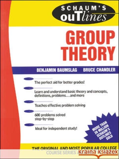 Schaum's Outline of Group Theory  Schaums 9780070041240  - książka