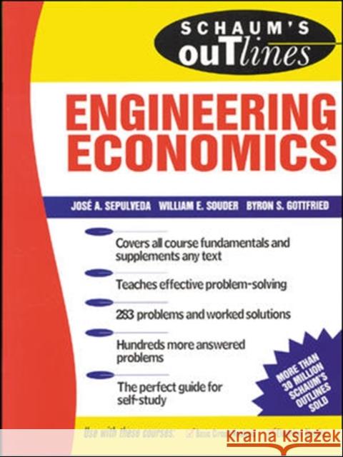 Schaum's Outline of Theory and Problems of Engineering Economics Sepulveda, Jose 9780070238343  - książka