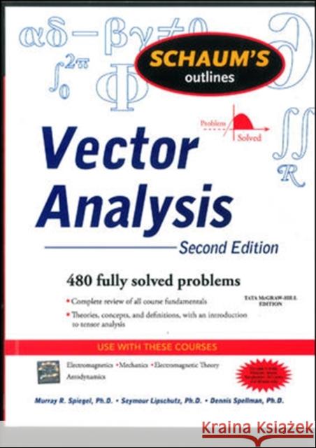 Schaum's Outline of Vector Analysis, 2ed Seymour Lipschutz 9780071615457 McGraw-Hill Education - Europe - książka