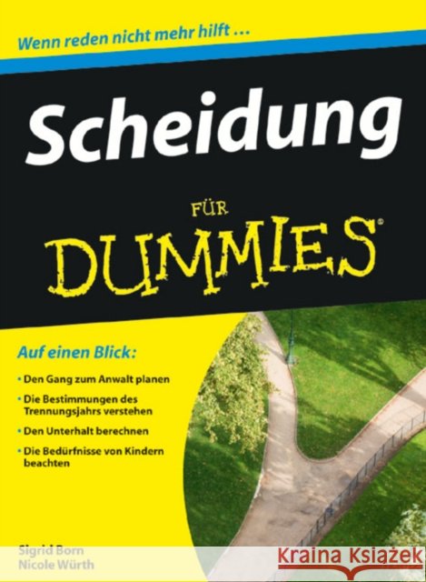 Scheidung fur Dummies Born, Sigrid Würth, Nicole  9783527705177 Wiley-VCH Dummies - książka