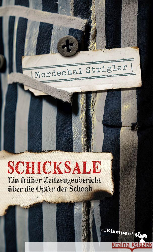 Schicksale Mordechai, Strigler 9783987370021 zu Klampen Verlag - książka