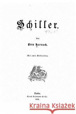 Schiller Otto Harnack 9781523646371 Createspace Independent Publishing Platform - książka