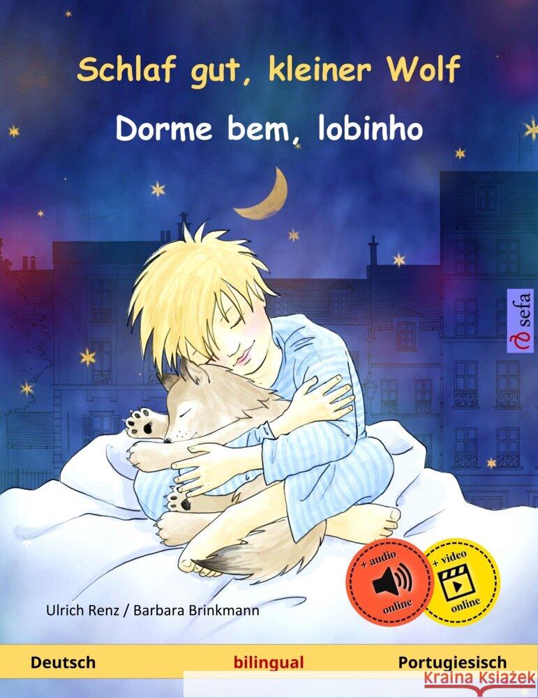 Schlaf gut, kleiner Wolf - Dorme bem, lobinho (Deutsch - Portugiesisch) Renz, Ulrich 9783739933894 Sefa Verlag - książka
