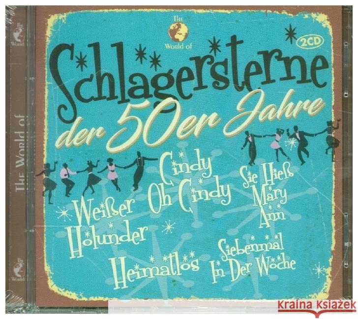 Schlagersterne der 50er Jahre, 2 Audio-CD Diverse 0194111004474 ZYX Music - książka